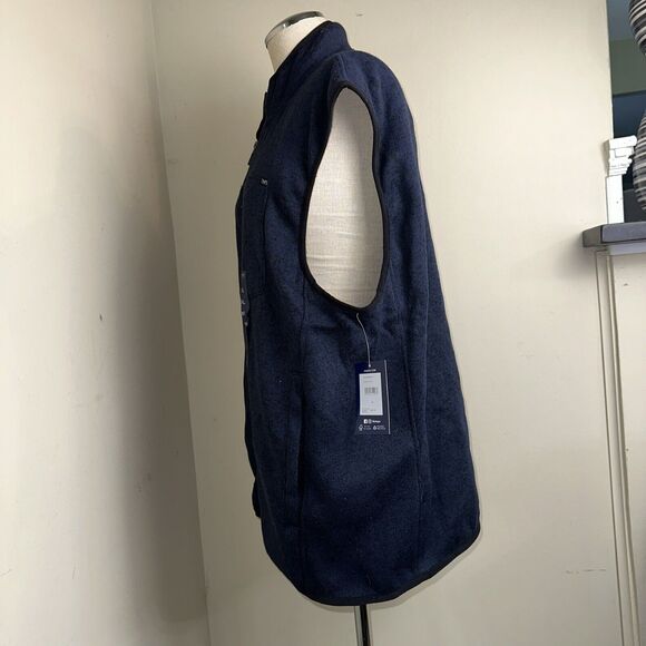 NWT Chaps Men’s Navy Blue Pocket Sweater Vest Men's Size XL - Picture 5 of 13